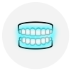 LED Whitening Icon